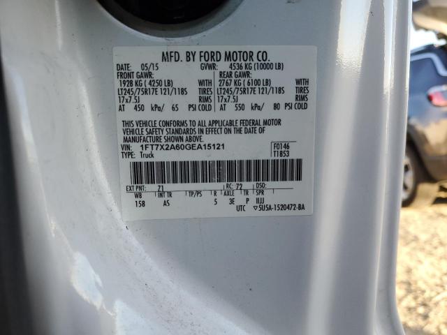2016 FORD F250 SUPER - 1FT7X2A60GEA15121