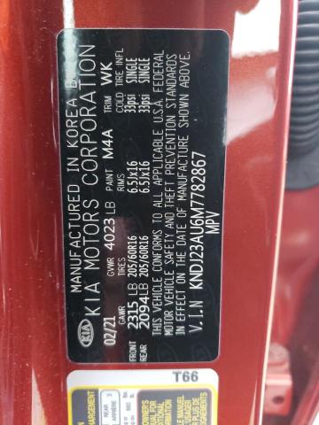 2021 KIA SOUL LX KNDJ23AU6M7782867