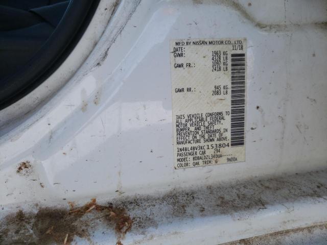 1N4BL4BV3KC153804 Nissan ALTIMA S