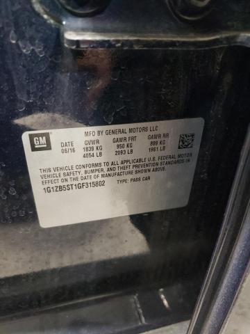 2016 CHEVROLET MALIBU LS - 1G1ZB5ST1GF315802