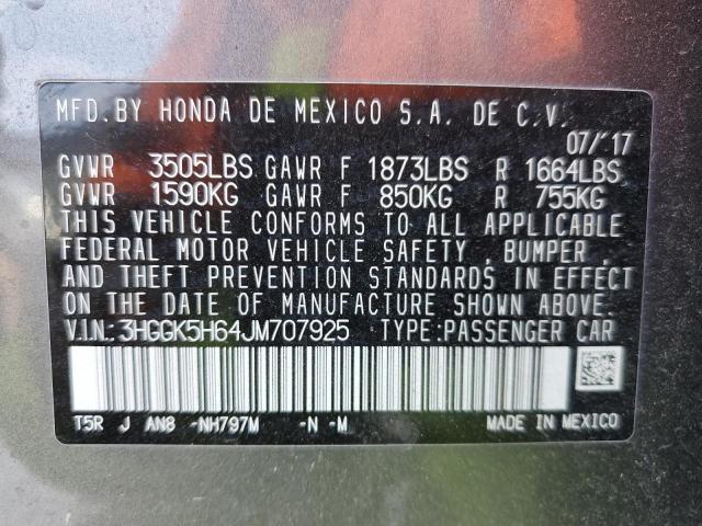 2018 HONDA FIT SPORT - 3HGGK5H64JM707925