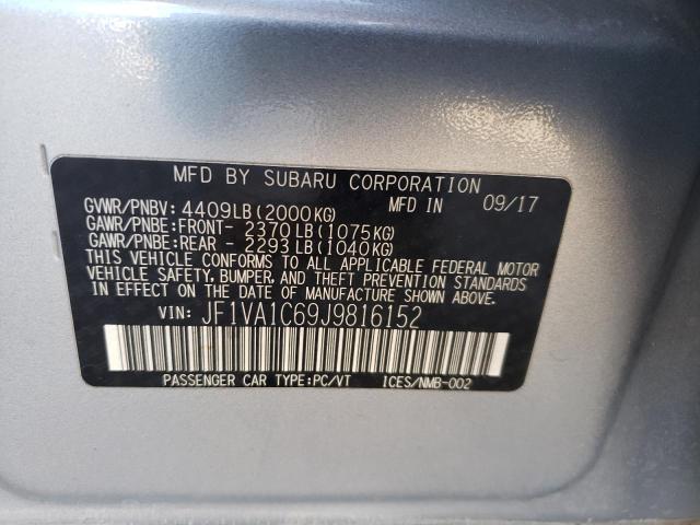 JF1VA1C69J9816152 Subaru Wrx Premium