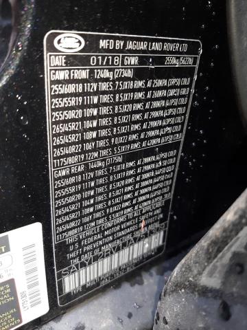 SALYL2RV1JA751309 Land Rover RANGEROVER