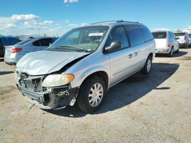 Chrysler salvage cars for sale: 2001 Chrysler Town & Country EX