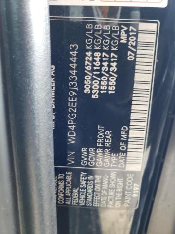 2018 MERCEDES-BENZ METRIS - WD4PG2EE9J3344443