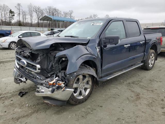 Ford F-150 salvage cars for sale: 2021 Ford F150 Supercrew