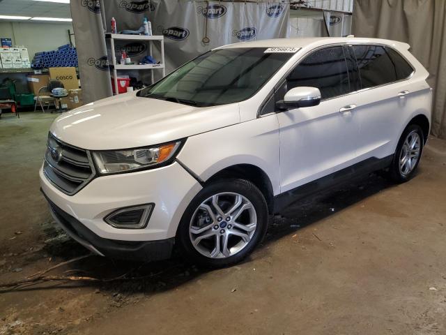 Salvage cars for sale from Copart Tifton, GA: 2017 Ford Edge Titanium