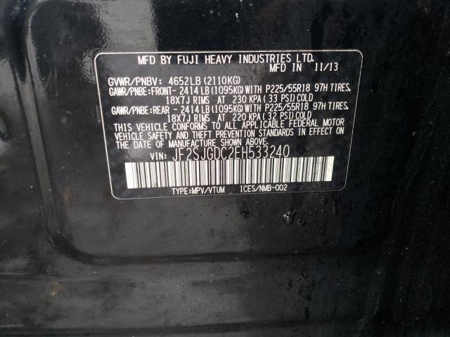 JF2SJGDC2EH533240 Subaru Forester 2.0xt Premium