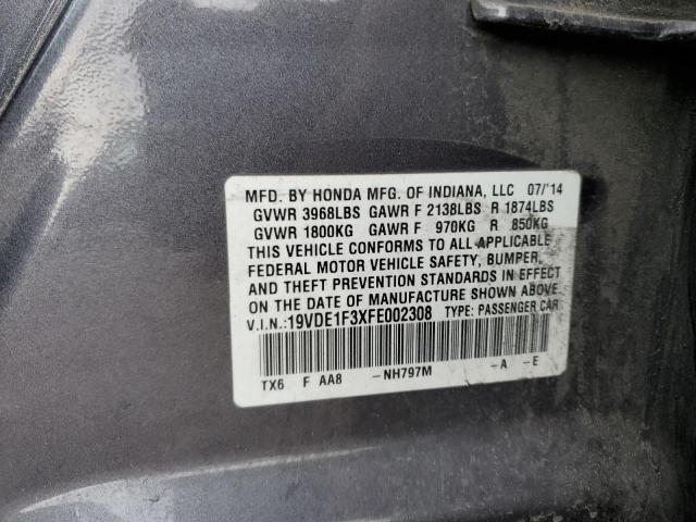 2015 ACURA ILX 20 - 19VDE1F3XFE002308