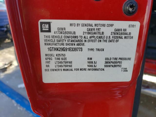 1GTHK29G91E339773 GMC Sierra K2500 Heavy Duty