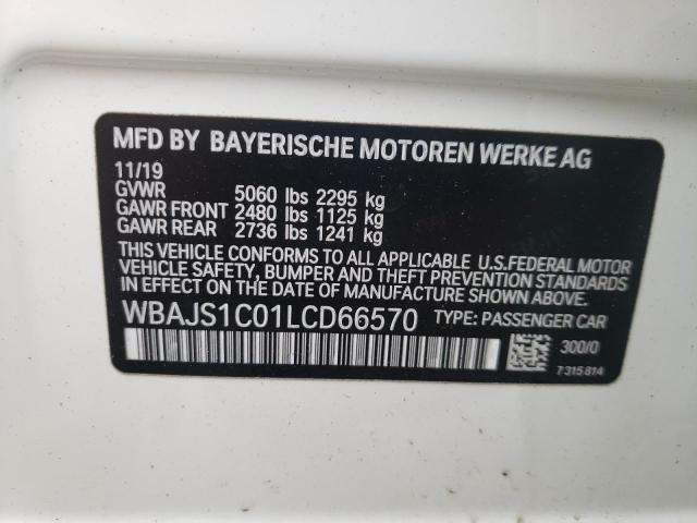 2020 BMW 540 I - WBAJS1C01LCD66570