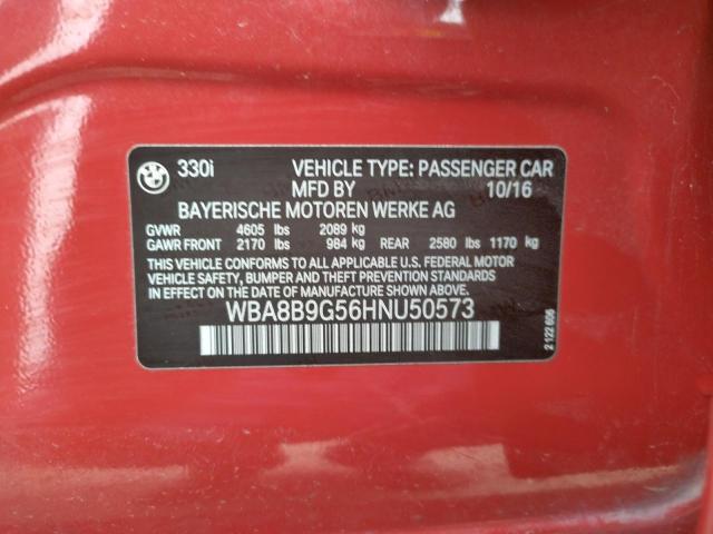 2017 BMW 330 I - WBA8B9G56HNU50573