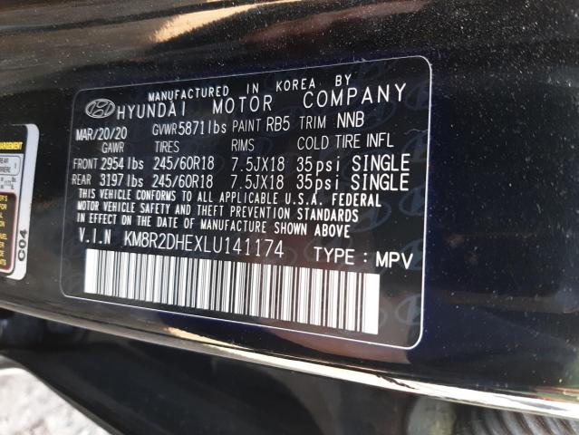 KM8R2DHEXLU141174 Hyundai Palisade Sel