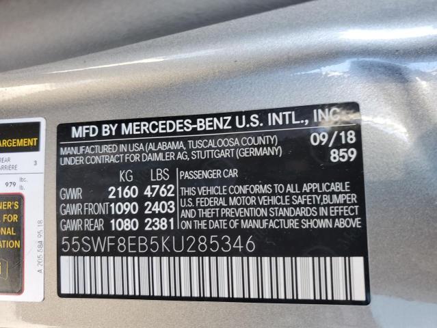 55SWF8EB5KU285346 Mercedes-Benz C 300 4matic