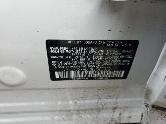 JF2SKAUC8LH585012 Subaru Forester Limited