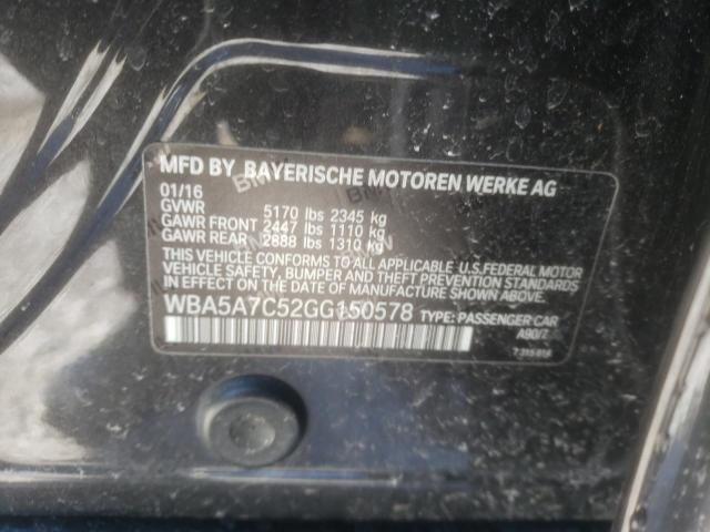 WBA5A7C52GG150578 BMW 528 XI