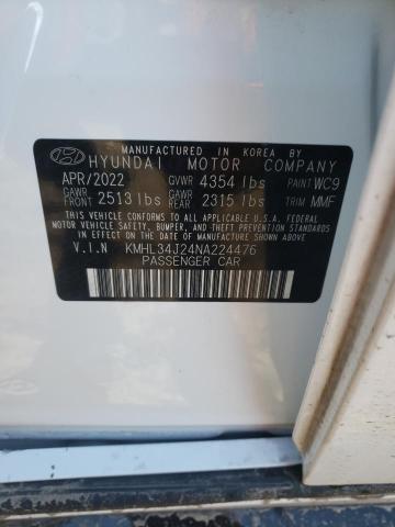 2022 HYUNDAI SONATA LIM - KMHL34J24NA224476