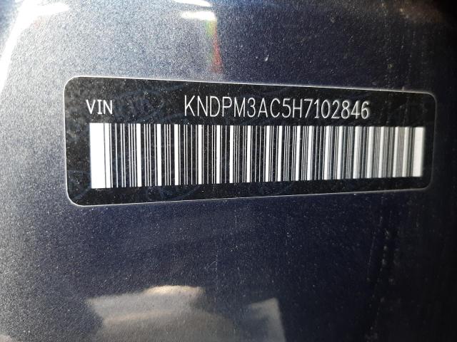 KNDPM3AC5H7102846 KIA Sportage Lx