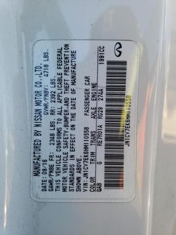 2017 INFINITI Q60 BASE JN1CV7EK6HM110558