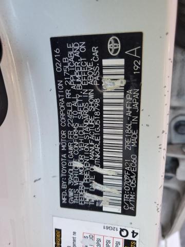 2016 TOYOTA SCION IM - JTNKARJE1GJ518798