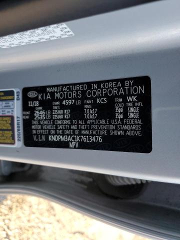KNDPM3AC1K7613476 KIA Sportage Lx