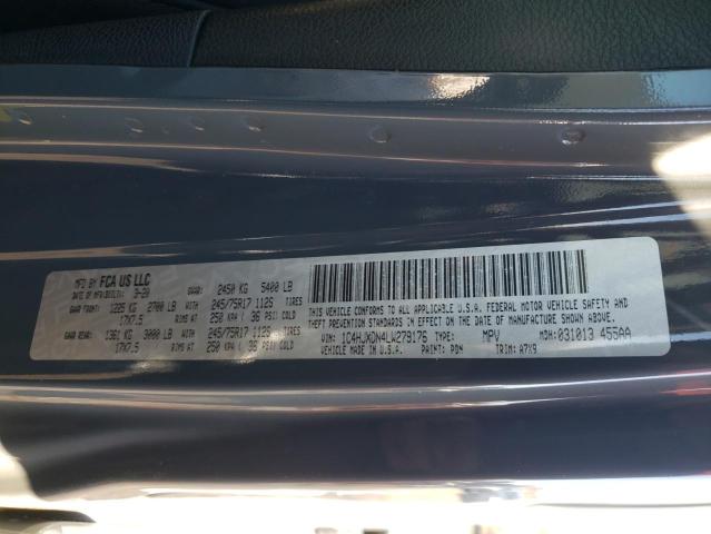 1C4HJXDN4LW279176 Jeep Wrangler Unlimited Sport