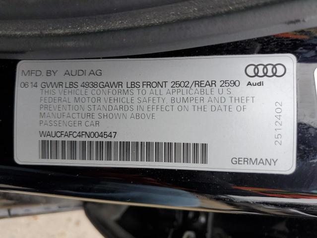 2015 AUDI A6 PREMIUM - WAUCFAFC4FN004547