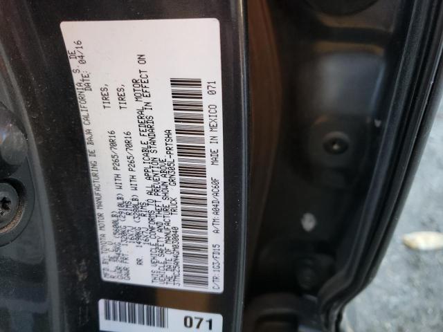 2016 TOYOTA TACOMA DOU - 3TMCZ5AN4GM030040