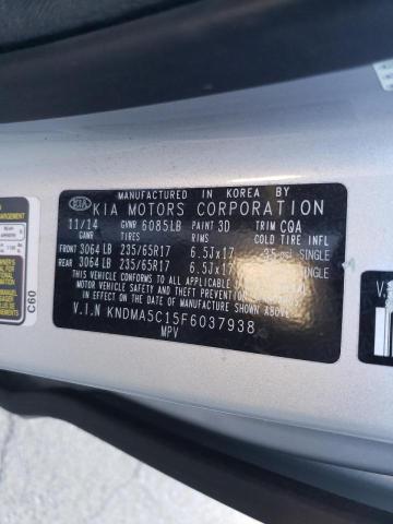 KNDMA5C15F6037938 KIA Sedona L