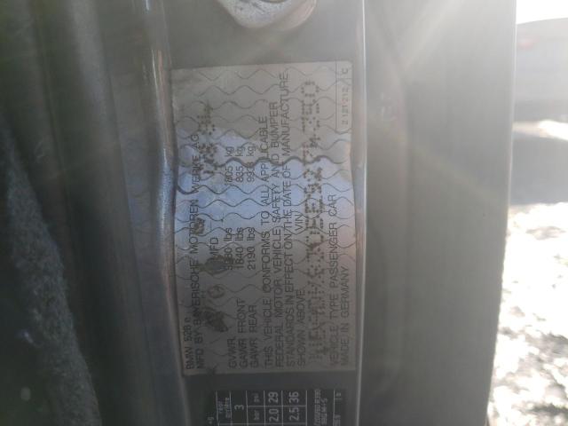 WBADK8305E9274350 BMW 5 Series