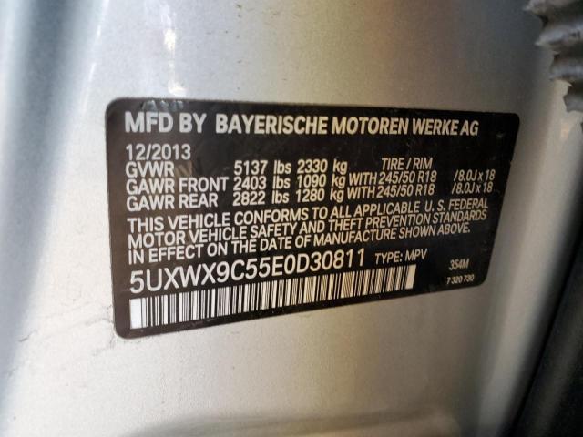 5UXWX9C55E0D30811 BMW X3 Xdrive28i