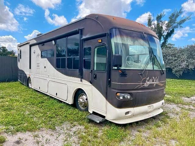 Salvage trucks for sale at Opa Locka, FL auction: 2004 Freightliner Chassis X Line Motor Home