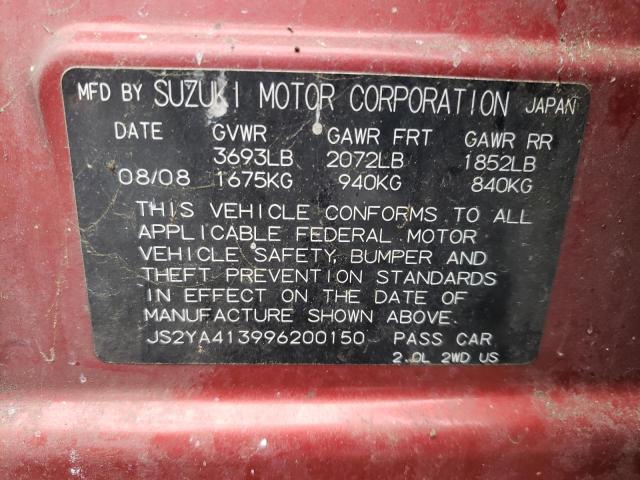 JS2YA413996200150 Suzuki Sx4 Technology