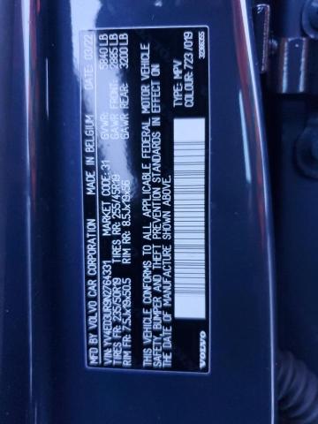 2022 VOLVO XC40 P8 RE YV4ED3UR9N2764331