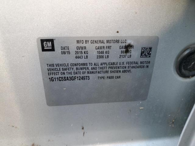 2016 CHEVROLET MALIBU LIM - 1G11C5SA3GF124973