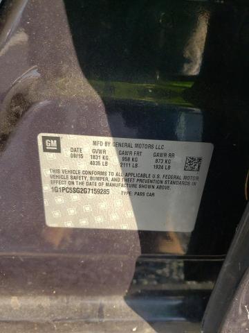 2016 CHEVROLET CRUZE LIMI 1G1PC5SG2G7159285