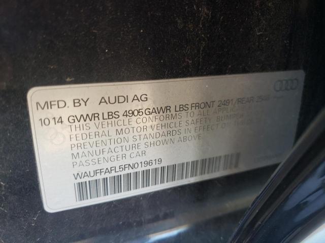 2015 AUDI A4 PREMIUM - WAUFFAFL5FN019619