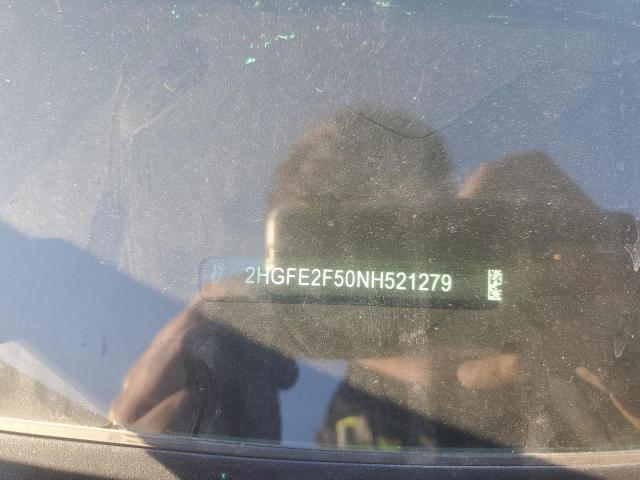 2022 HONDA CIVIC SPOR - 2HGFE2F50NH521279