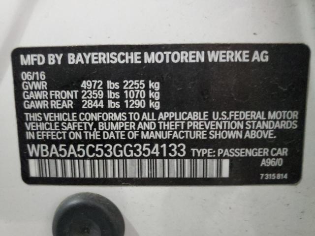 WBA5A5C53GG354133 BMW 528 I