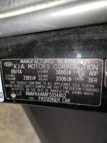KNAFK4A66F5334802 KIA FORTE LX
