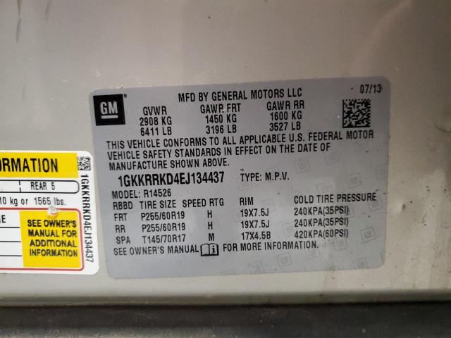 1GKKRRKD4EJ134437 GMC Acadia