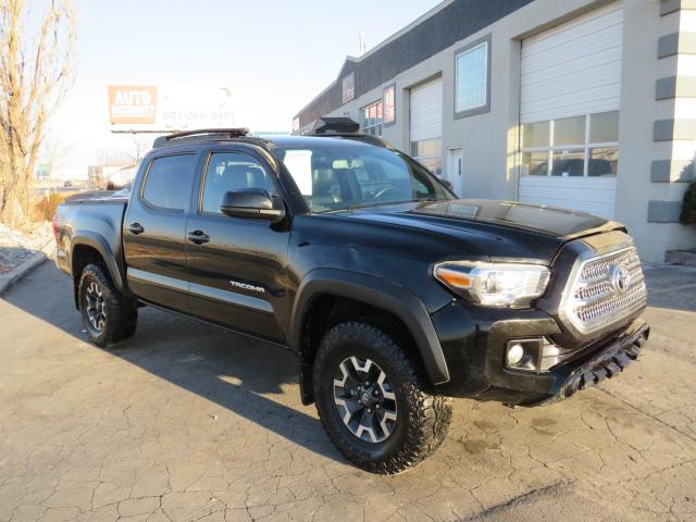 Salvage trucks for sale at Magna, UT auction: 2016 Toyota Tacoma Double Cab