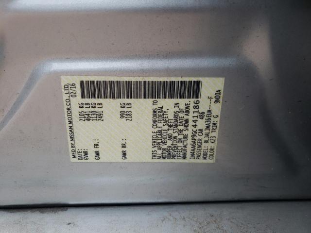 2016 NISSAN MAXIMA 3.5 - 1N4AA6AP9GC441186