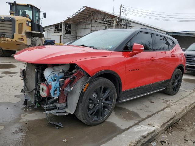 Salvage cars for sale from Copart Corpus Christi, TX: 2022 Chevrolet Blazer RS