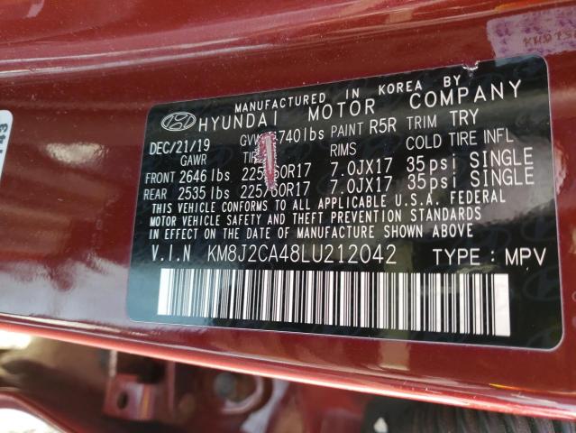 2020 HYUNDAI TUCSON SE - KM8J2CA48LU212042