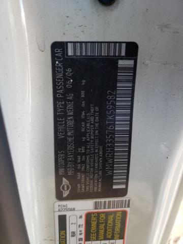 WMWRH33576TK59582 Mini Cooper