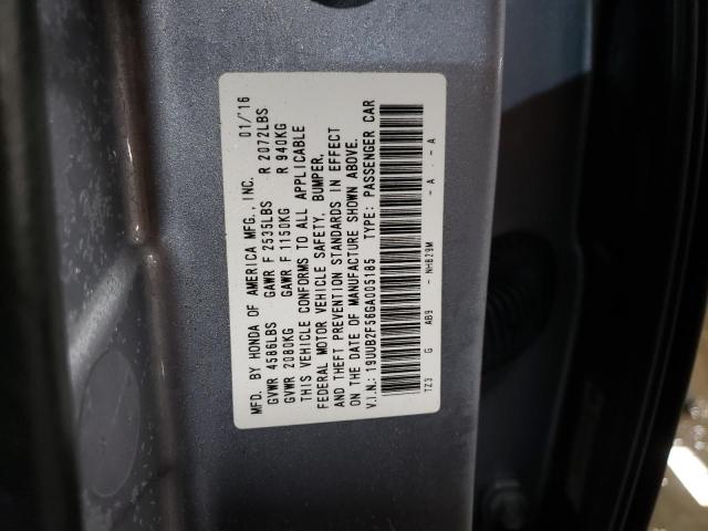 19UUB2F56GA005185 Acura TLX TECH