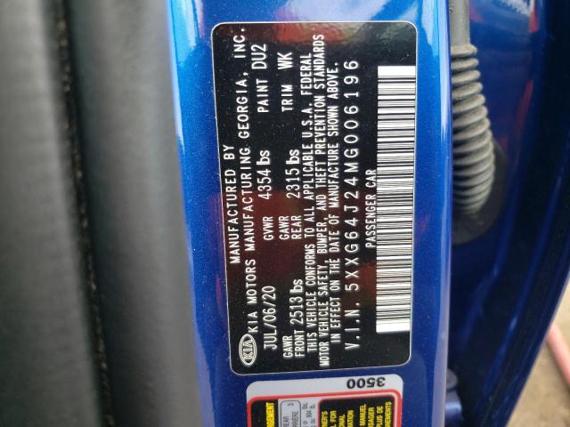 2021 KIA K5 GT LINE - 5XXG64J24MG006196