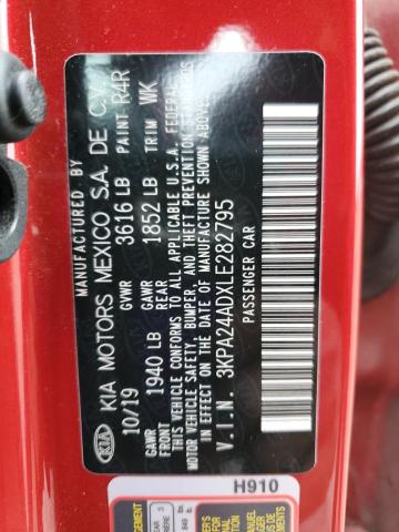 3KPA24ADXLE282795 KIA RIO LX