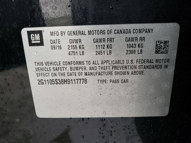 2017 CHEVROLET IMPALA LT - 2G1105S38H9117778